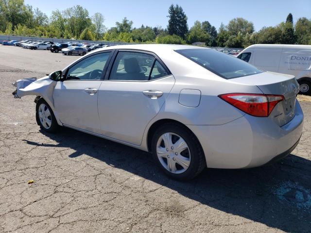 TOYOTA COROLLA L 2014 silver  gas 2T1BURHE8EC066648 photo #3