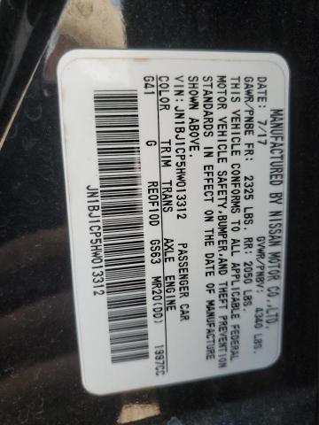2017 NISSAN ROGUE SPOR - JN1BJ1CP5HW013312