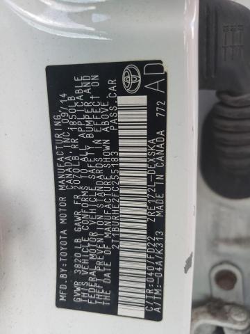 2015 TOYOTA COROLLA L - 2T1BURHE2FC255183