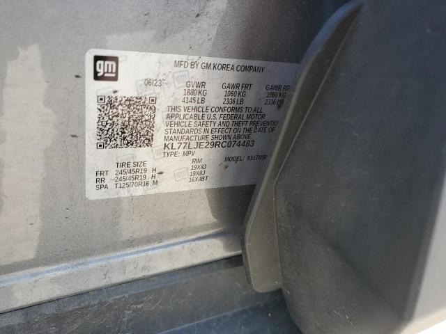 2024 CHEVROLET TRAX 2RS KL77LJE29RC074483