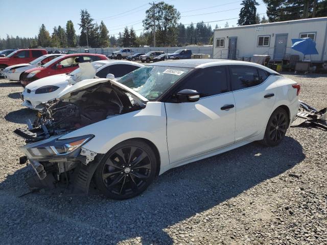 NISSAN MAXIMA 3.5 2017 white sedan 4d gas 1N4AA6AP3HC433859 photo #1