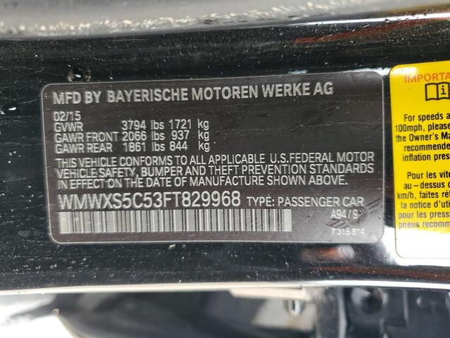 2015 MINI COOPER - WMWXS5C53FT829968