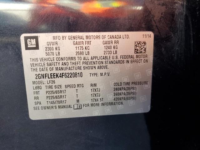 2015 CHEVROLET EQUINOX LS - 2GNFLEEK4F6220810