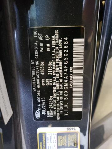 2015 KIA OPTIMA LX 5XXGM4A74FG502684