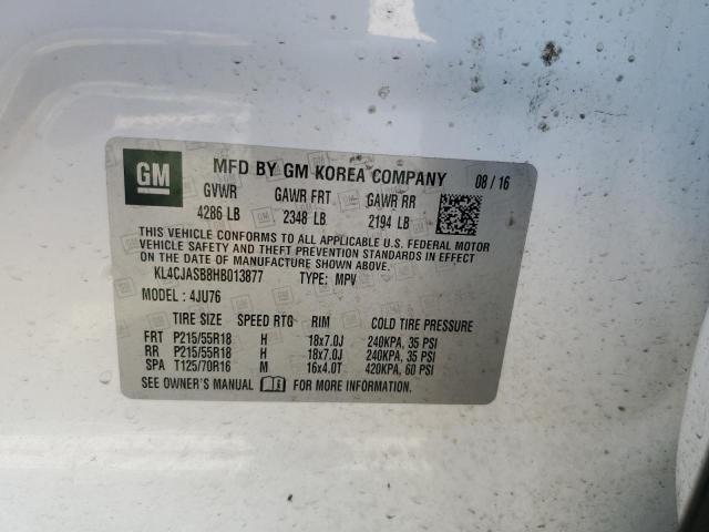 2017 BUICK ENCORE PRE - KL4CJASB8HB013877