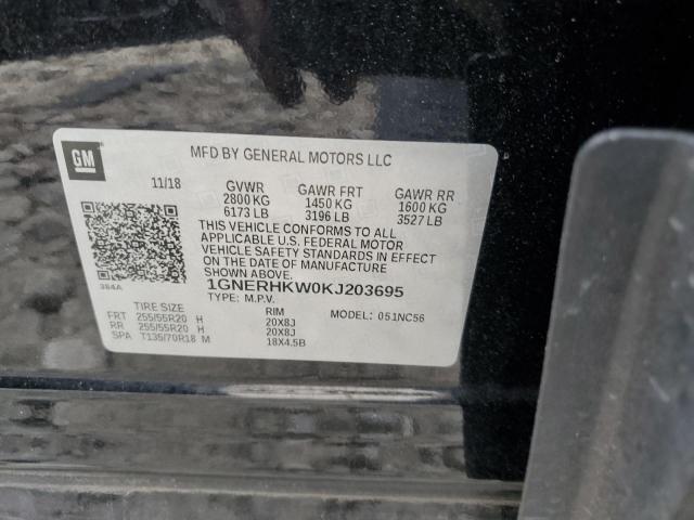 2019 CHEVROLET TRAVERSE L - 1GNERHKW0KJ203695