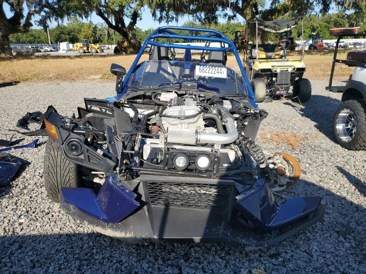 POLARIS SLINGSHOT 2018 blue  gas 57XAAPFA3J8128141 photo #3