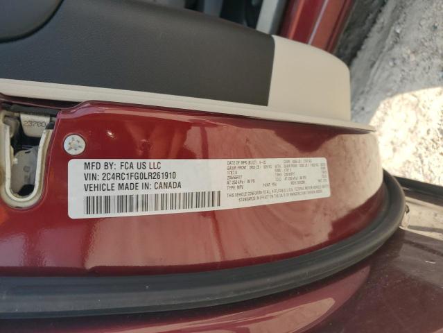 2020 CHRYSLER PACIFICA T - 2C4RC1FG0LR261910