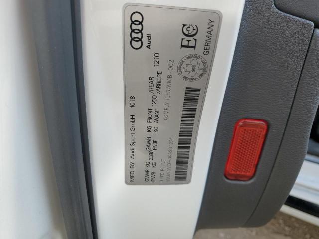 2019 AUDI RS5 WUACWCF50KA901224