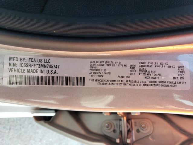 2021 RAM 1500 BIG H - 1C6SRFFT3MN745747