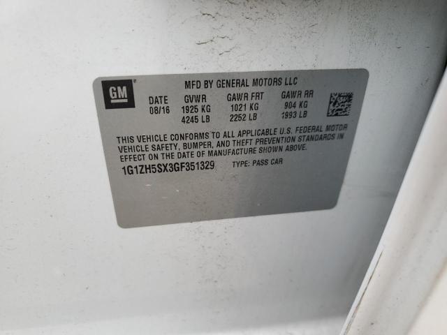 2016 CHEVROLET MALIBU PRE - 1G1ZH5SX3GF351329