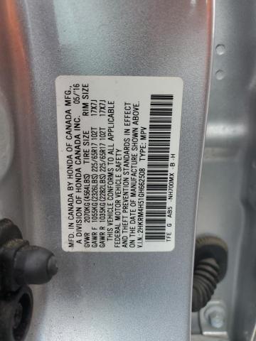 2016 HONDA CR-V EX - 2HKRM4H51GH662508