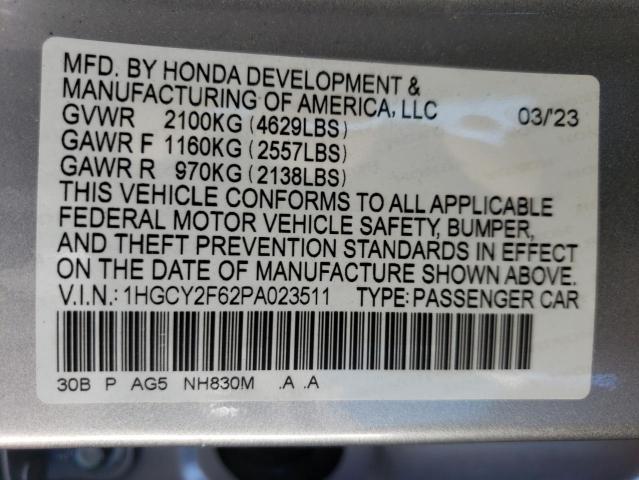 2023 HONDA ACCORD HYB - 1HGCY2F62PA023511