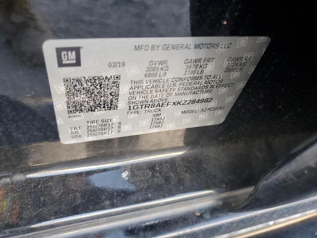 2019 GMC SIERRA C15 - 1GTR8AEFXKZ284982