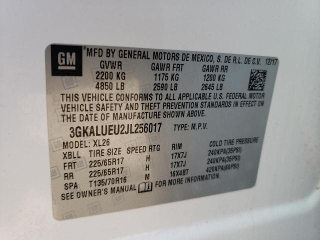 2018 GMC TERRAIN SL - 3GKALUEU2JL256017
