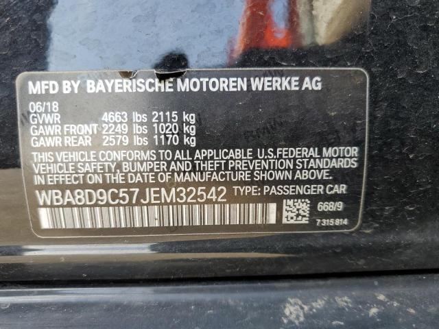 VIN WBA8D9C57JEM32542 2018 BMW 3 Series, 330 XI no.12