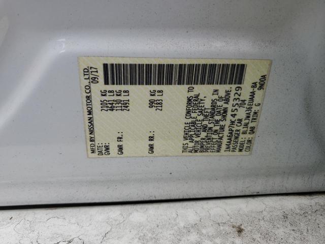 2017 NISSAN MAXIMA 3.5 - 1N4AA6AP7HC455329