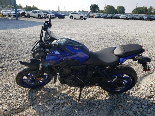 YAMAHA MT07 2023 blue  gas JYARM32E0PA007763 photo #4