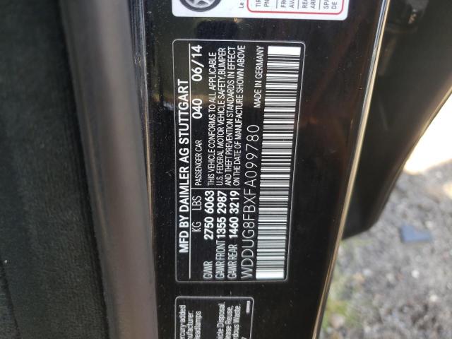 2015 MERCEDES-BENZ S 550 4MAT - WDDUG8FBXFA099780