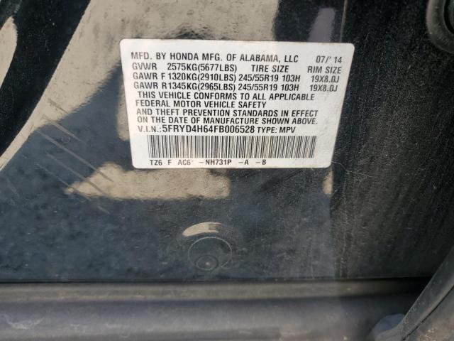 VIN 5FRYD4H64FB006528 2015 Acura MDX, Technology no.12