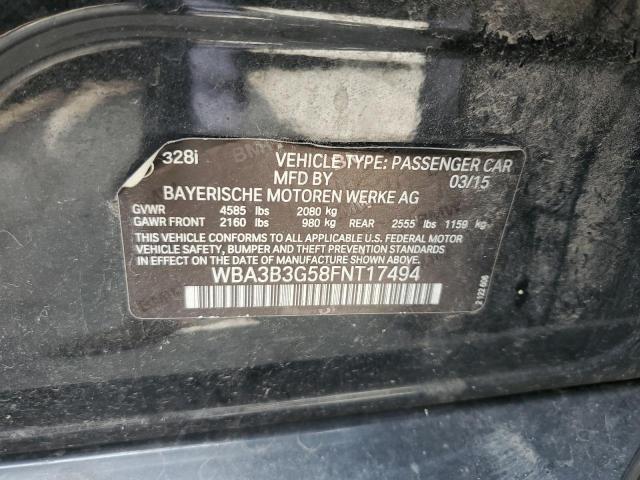 2015 BMW 328 XI - WBA3B3G58FNT17494