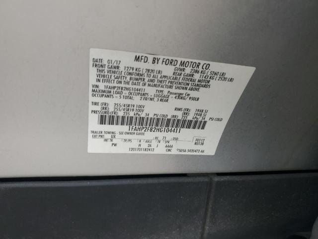 2017 FORD TAURUS LIM - 1FAHP2F82HG104411