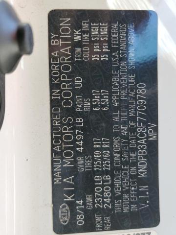 2015 KIA SPORTAGE L - KNDPB3AC8F7709780