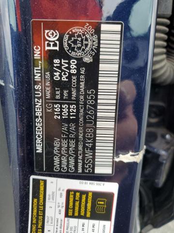 2018 MERCEDES-BENZ C 300 4MAT - 55SWF4KB8JU267855