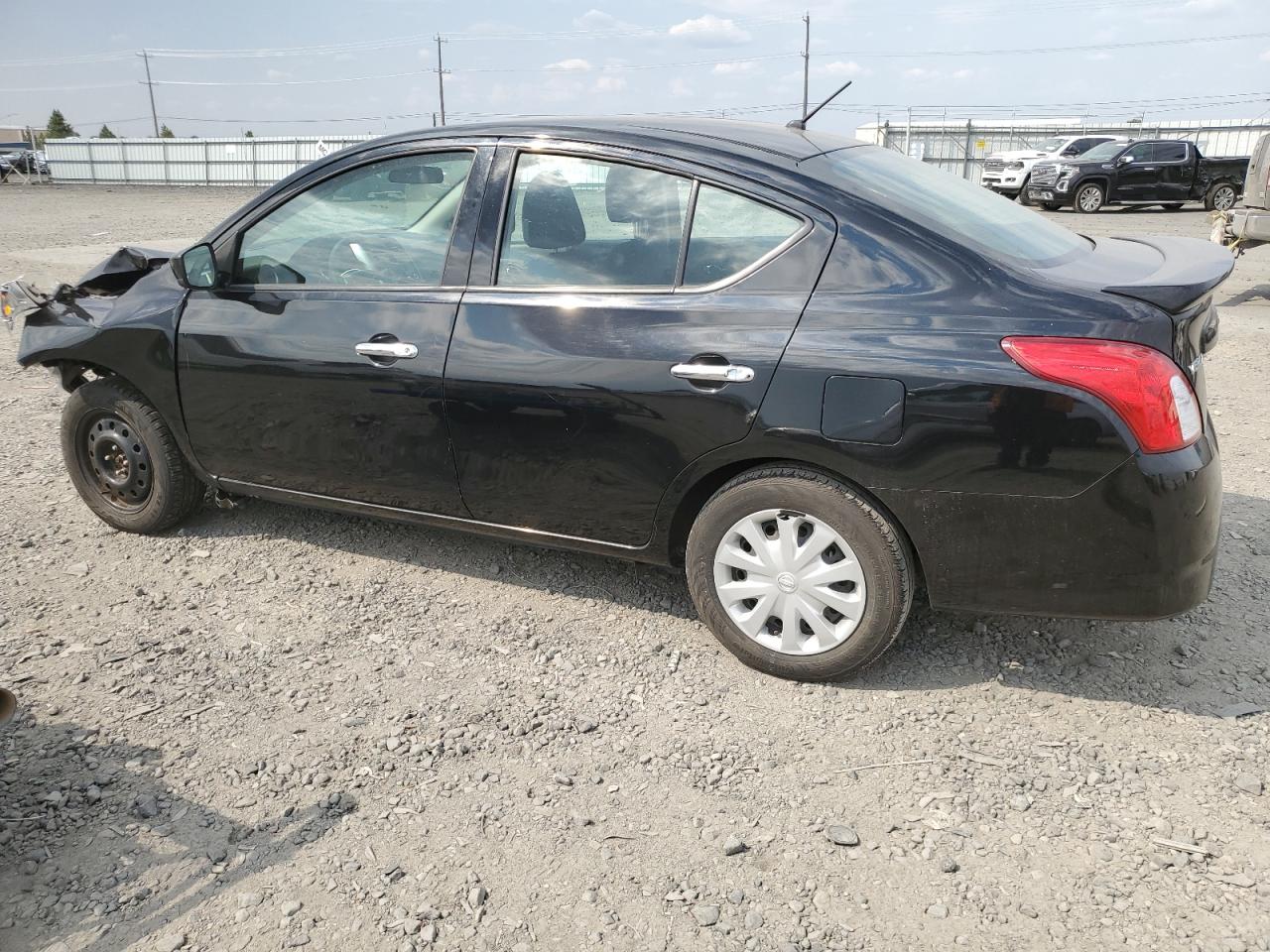 NISSAN VERSA S 2017 black  gas 3N1CN7AP0HL842146 photo #3