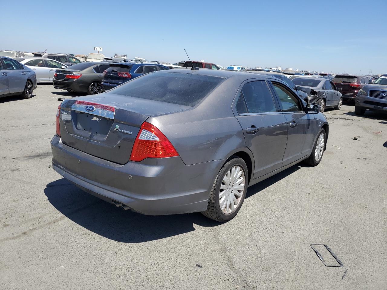 FORD FUSION HYB 2010 gray  hybrid engine 3FADP0L39AR402562 photo #4