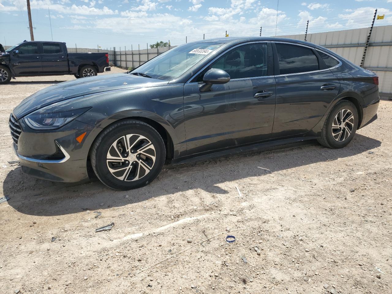 Lot #2923982903 2021 HYUNDAI SONATA HYB