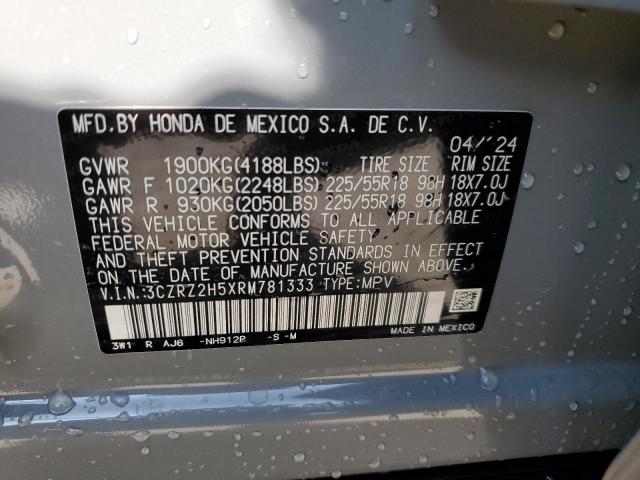 2024 HONDA HR-V SPORT - 3CZRZ2H5XRM781333