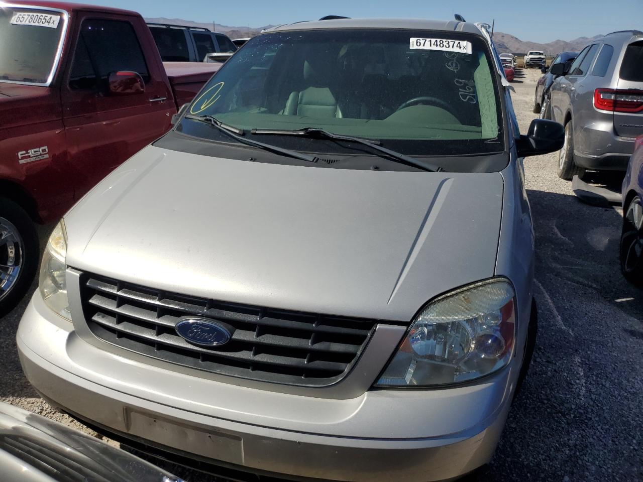 FORD FREESTAR S 2004 silver  gas 2FMDA57604BA58311 photo #4