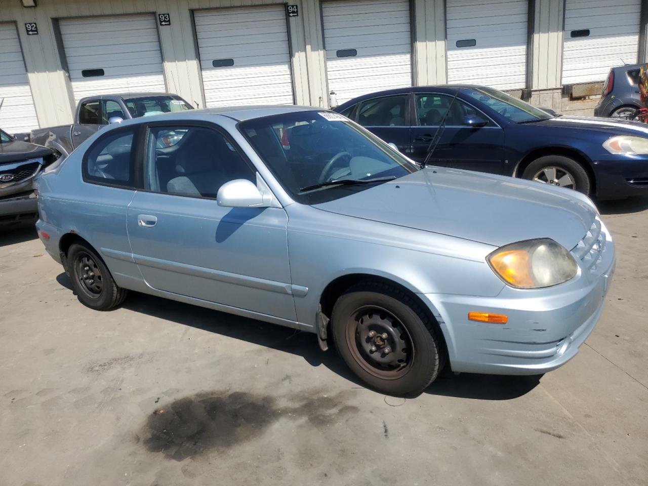 Lot #3033110990 2003 HYUNDAI ACCENT GL