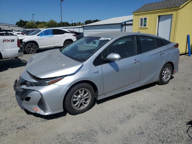 TOYOTA PRIUS PRIM 2017 silver  hybrid engine JTDKARFP8H3039296 photo #1