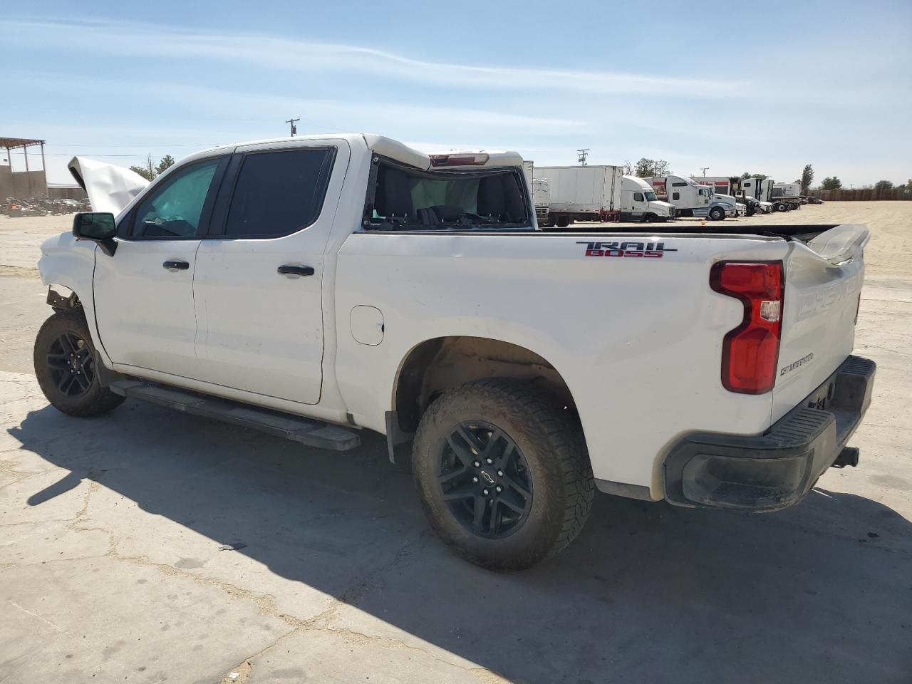 CHEVROLET SILVERADO 2023 white  gas 3GCUDFED3PG284931 photo #3