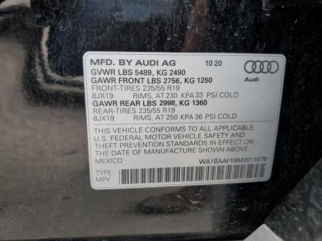 2021 AUDI Q5 PREMIUM - WA1BAAFY8M2011678