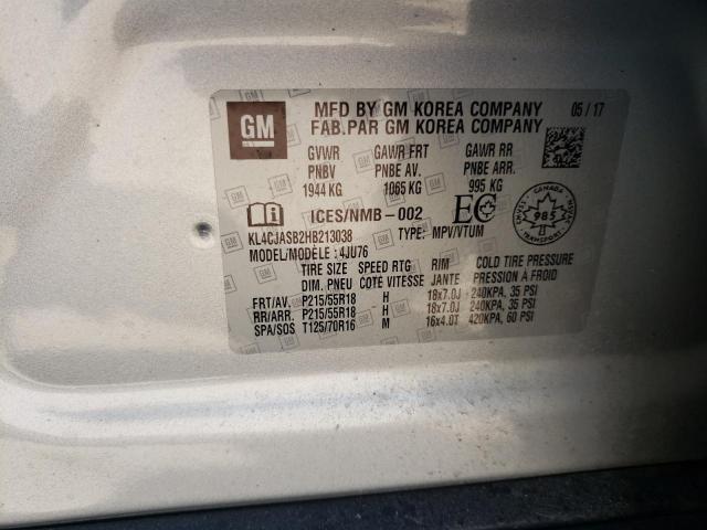 2017 BUICK ENCORE PRE - KL4CJASB2HB213038