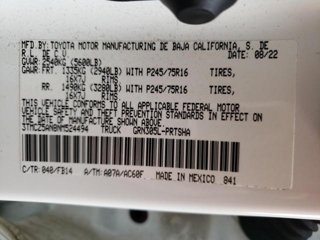 2022 TOYOTA TACOMA DOU - 3TMCZ5AN8NM524494