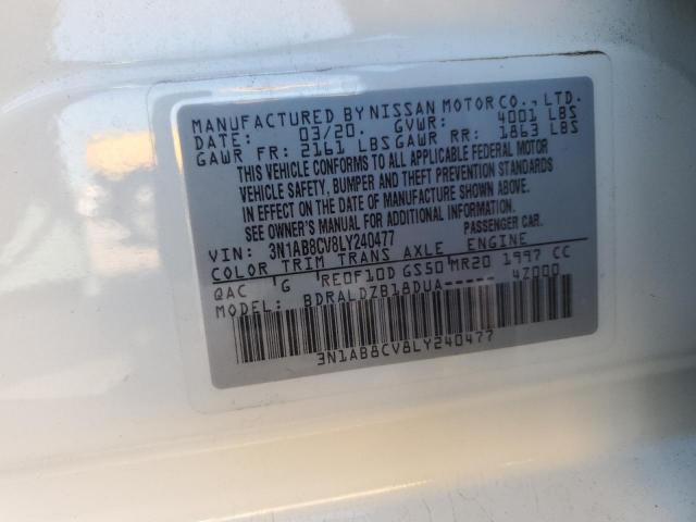 2020 NISSAN SENTRA SV - 3N1AB8CV8LY240477