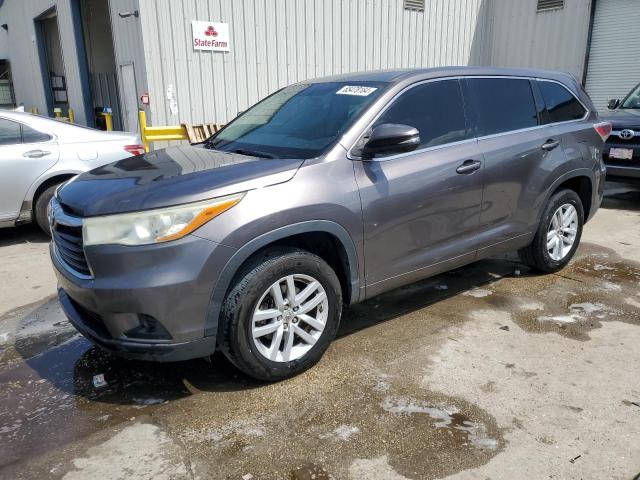 VIN 5TDZKRFH1ES012195 2014 Toyota Highlander, LE no.1