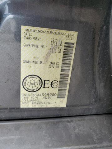 2015 NISSAN ALTIMA 2.5 - 1N4AL3APXFN399980