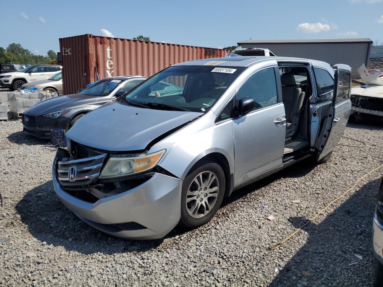 Lot #3268925210 2011 HONDA ODYSSEY EX