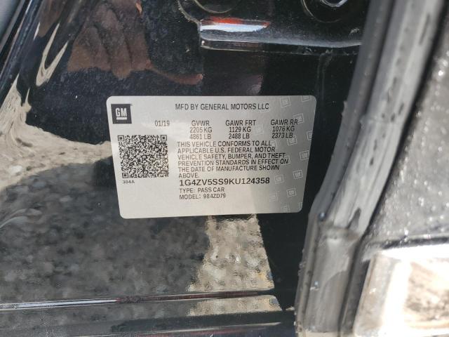 2019 BUICK LACROSSE A - 1G4ZV5SS9KU124358