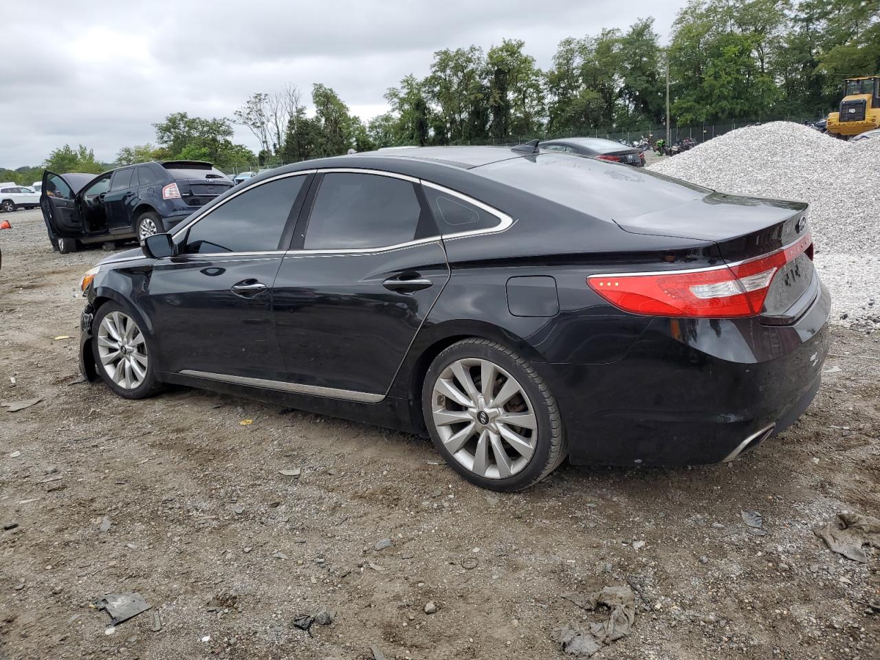 HYUNDAI AZERA LIMI 2017 black  gas KMHFH4JGXHA583166 photo #3