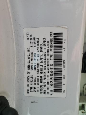 VIN 1HGCR3F89DA046722 2013 Honda Accord, Exl no.12