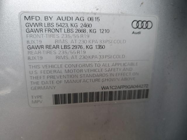 VIN WA1C2AFP9GA044272 2016 Audi Q5, Premium no.13