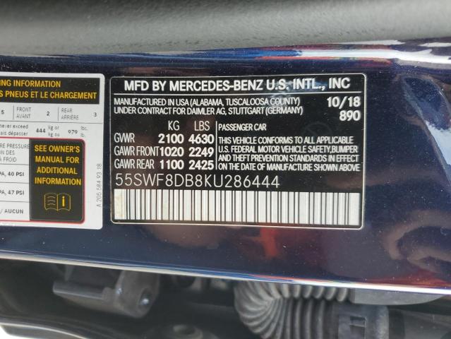 VIN 55SWF8DB8KU286444 2019 Mercedes-Benz C-Class, 300 no.13