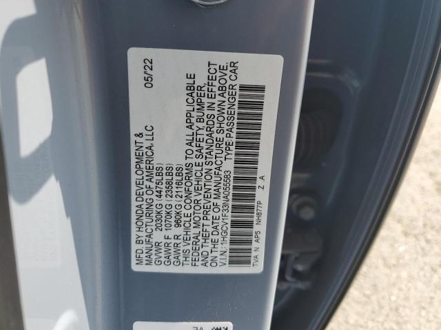 2022 HONDA ACCORD SPO - 1HGCV1F33NA055583