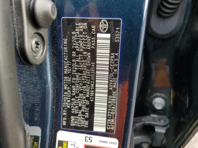 VIN 4T1B61HK2JU538546 2018 Toyota Camry, Xse no.13